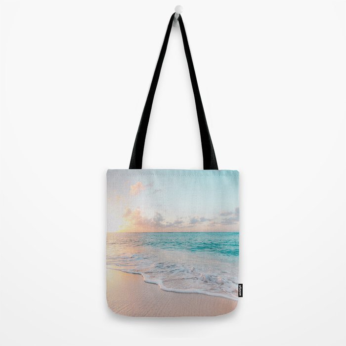 Beautiful tropical turquoise sandy beach photo Tote Bag Gallery Image 2