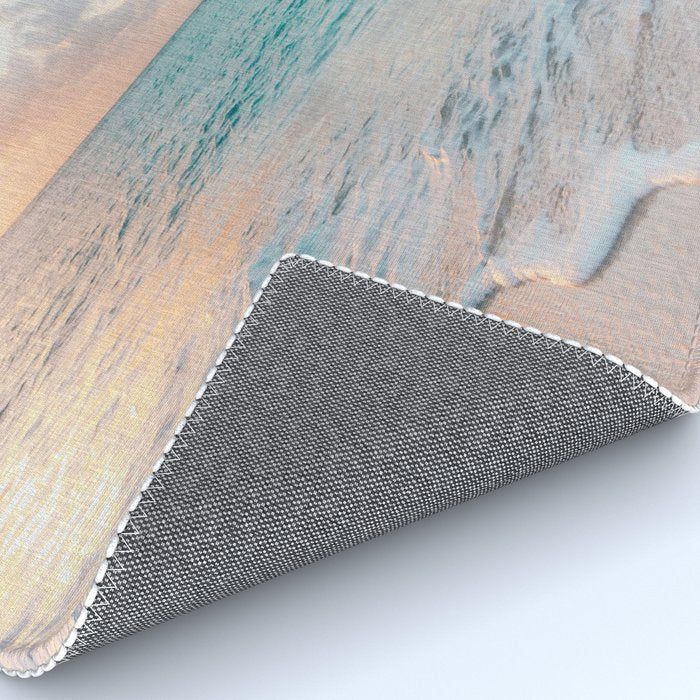 Beautiful tropical turquoise sandy beach photo Rug Gallery Image 4