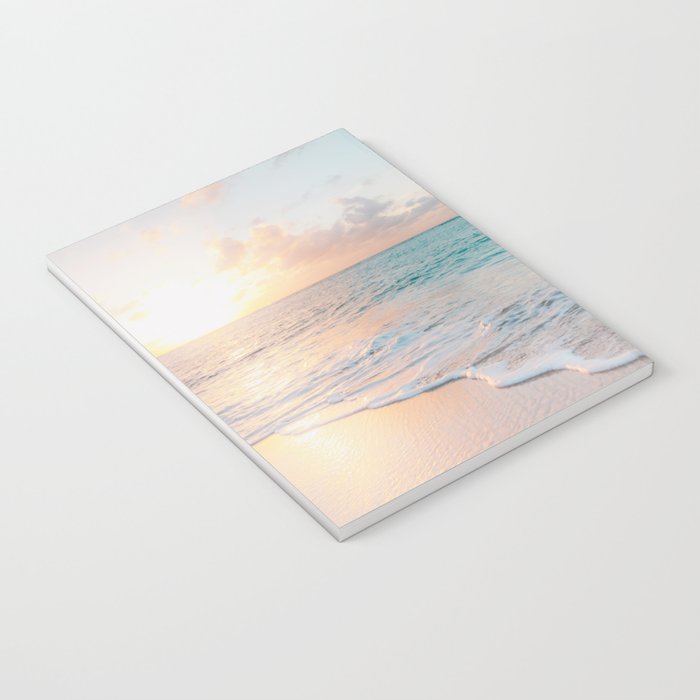 Beautiful tropical turquoise sandy beach photo Notebook Gallery Image 3