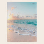 Beautiful tropical turquoise sandy beach photo Poster Gallery Image 4
