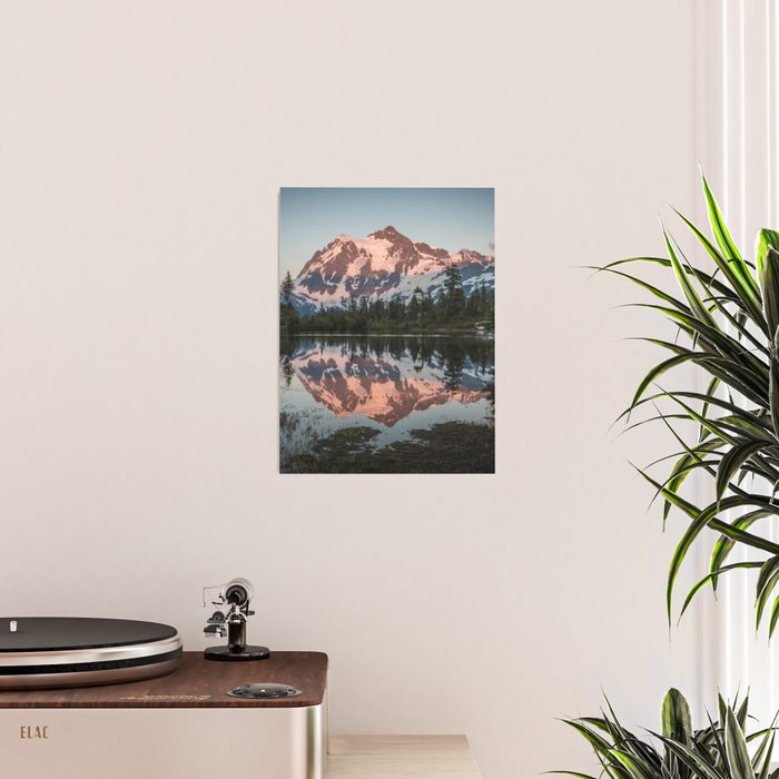 Cascade Sunset - Mt. Shuksan - Nature Photography Poster Gallery Image 2
