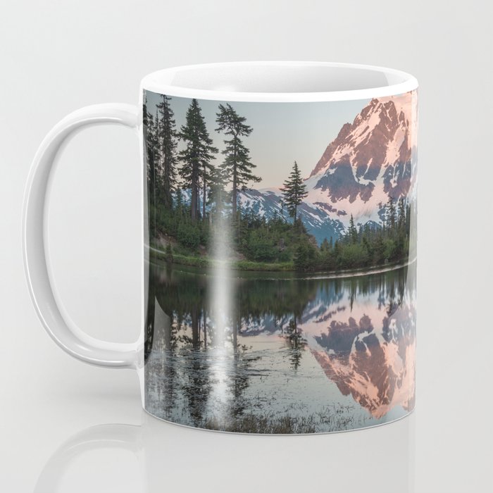 Cascade Sunset - Mt. Shuksan - Nature Photography Coffee Mug Gallery Image 3