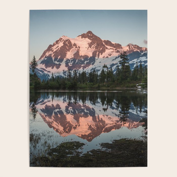 Cascade Sunset - Mt. Shuksan - Nature Photography Poster Gallery Image 1