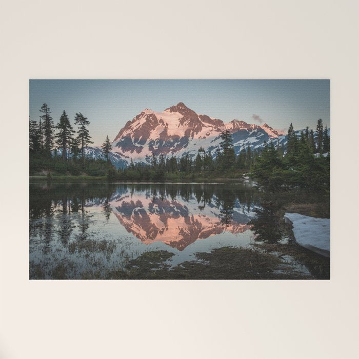Cascade Sunset - Mt. Shuksan - Nature Photography Welcome Mat Gallery Image 1