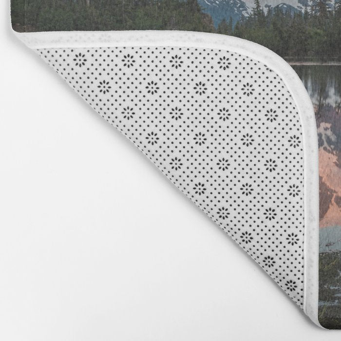Cascade Sunset - Mt. Shuksan - Nature Photography Bath Mat Gallery Image 2