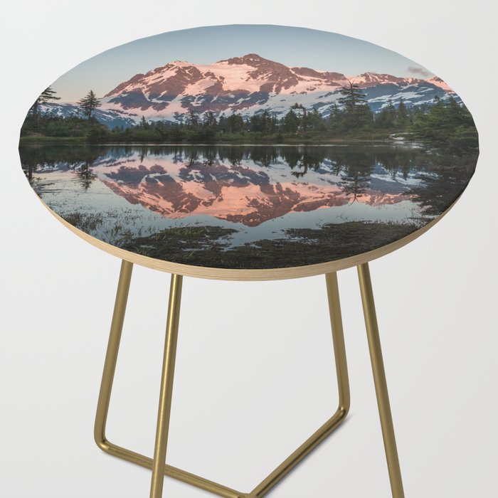 Cascade Sunset - Mt. Shuksan - Nature Photography Side Table Gallery Image 2