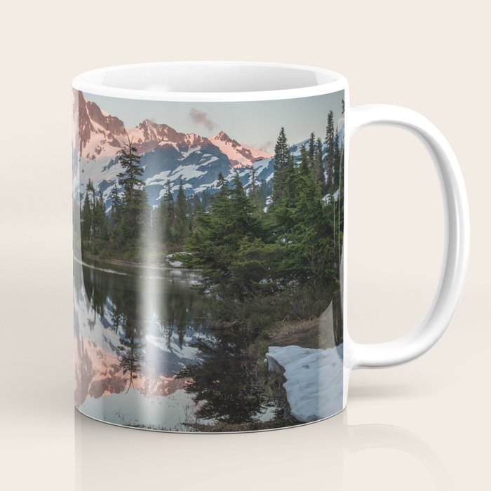 Cascade Sunset - Mt. Shuksan - Nature Photography Coffee Mug Gallery Image 1