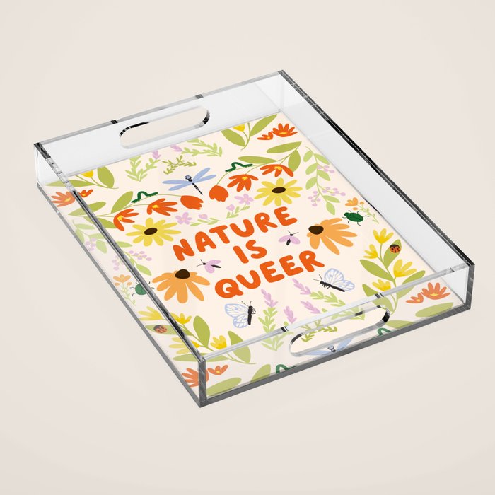 Nature Is Queer Acrylic Tray Gallery Image 1