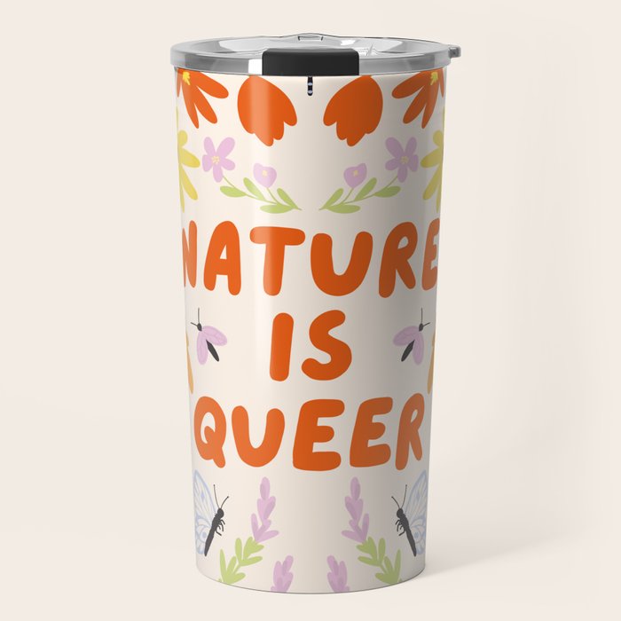 Nature Is Queer Travel Mug Gallery Image 1