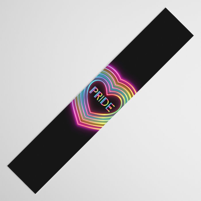Neon Pride Heart Table Runner Gallery Image 3