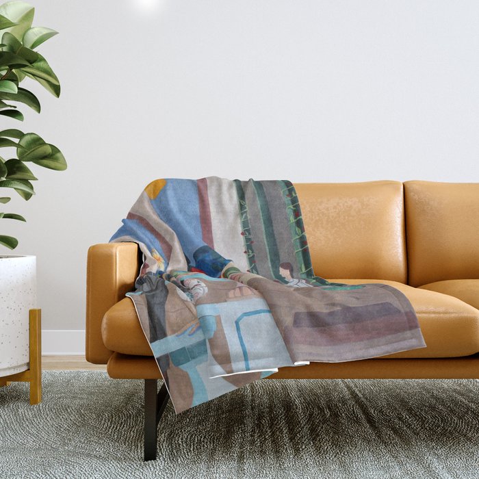 Midnight Rendezvous Throw Blanket Gallery Image 1