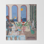 Midnight Rendezvous Throw Blanket Gallery Image 2