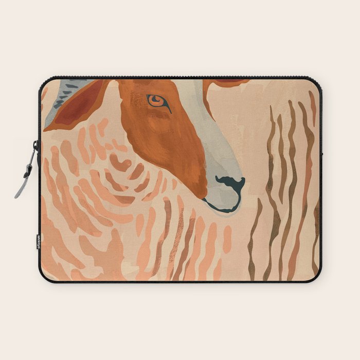 Abstract Rustic Ram 2 Laptop Sleeve Gallery Image 1