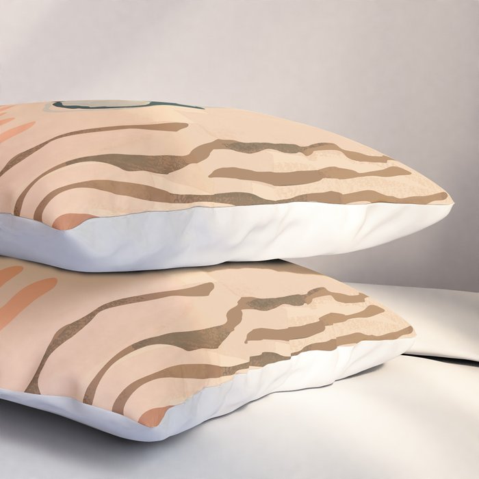 Abstract Rustic Ram 2 Pillow Sham Gallery Image 3