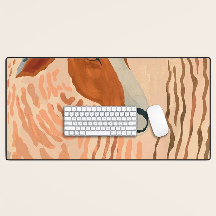 Abstract Rustic Ram 2 Desk Mat Gallery Image 1