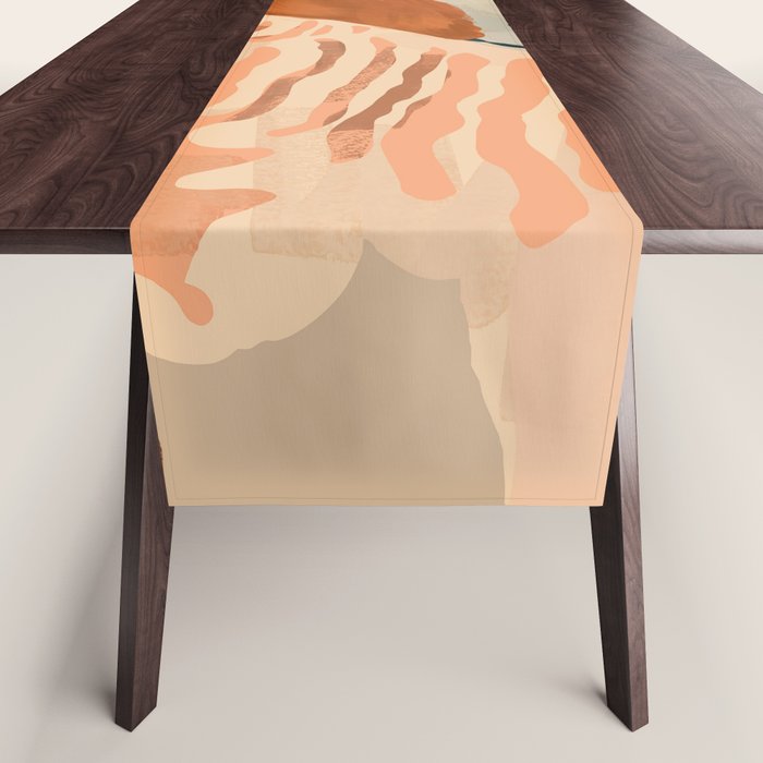 Abstract Rustic Ram 2 Table Runner Gallery Image 1