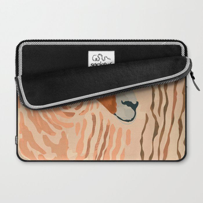 Abstract Rustic Ram 2 Laptop Sleeve Gallery Image 2