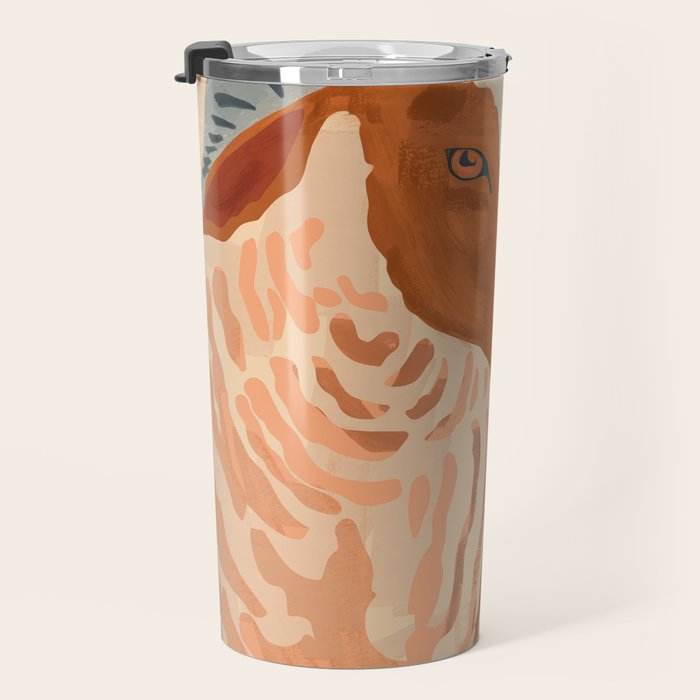 Abstract Rustic Ram 2 Travel Mug Gallery Image 3