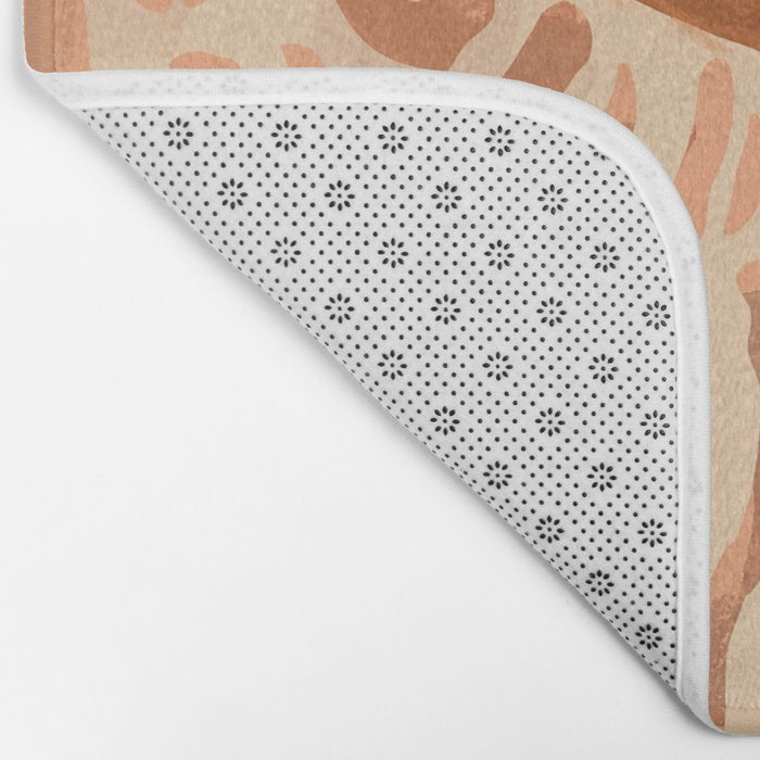 Abstract Rustic Ram 2 Bath Mat Gallery Image 2