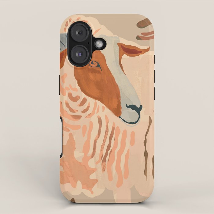 Abstract Rustic Ram 2 iPhone Case Gallery Image 1