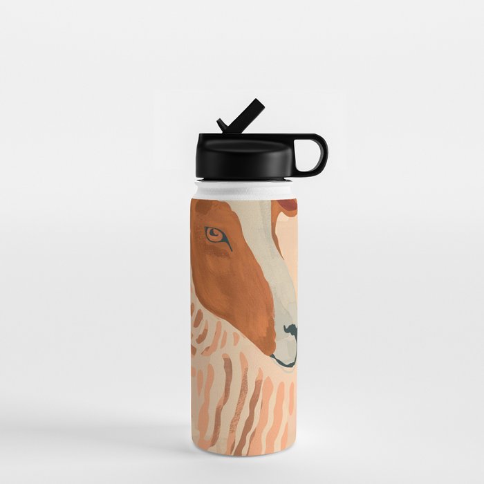 Abstract Rustic Ram 2 Water Bottle Gallery Image 1