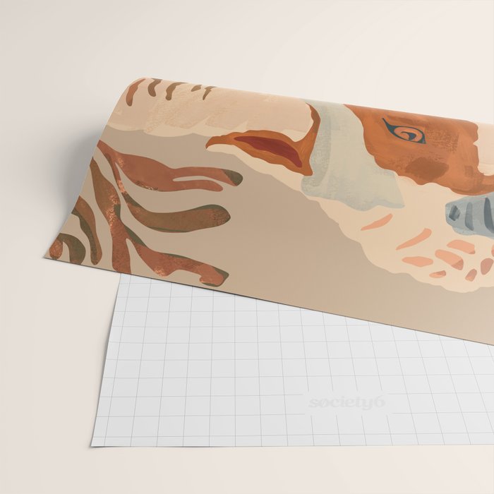 Abstract Rustic Ram 2 Wrapping Paper Gallery Image 2