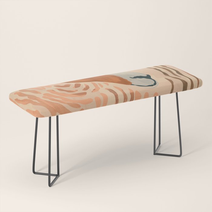 Abstract Rustic Ram 2 Bench Gallery Image 1