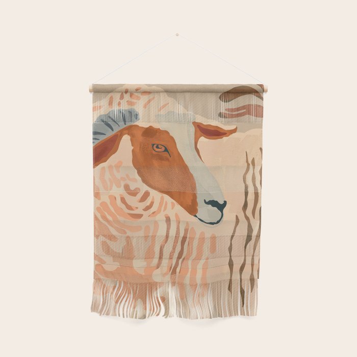 Abstract Rustic Ram 2 Wall Hanging Gallery Image 1