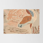 Abstract Rustic Ram 2 Rug Gallery Image 2