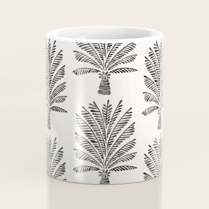 Palm Tree - Black Coffee Mug Gallery Image 4