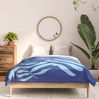JAZZ FERNS 01 | Starry Blue Matisse Edition Comforter Gallery Image 3