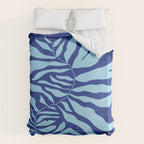 JAZZ FERNS 01 | Starry Blue Matisse Edition Duvet Cover Gallery Image 6