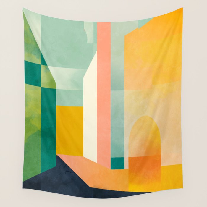 passing by Wall Tapestry Gallery Image 1