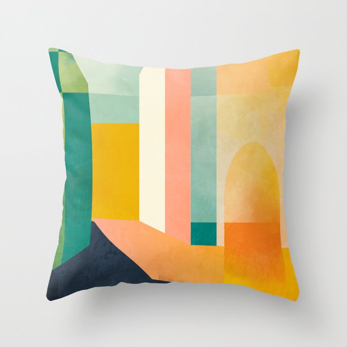 passing by Throw Pillow Gallery Image 6