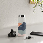 Cat Landscape 21 Water Bottle Gallery Image 4