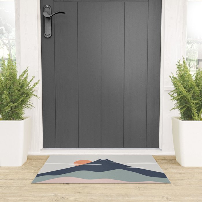 Cat Landscape 21 Welcome Mat Gallery Image 3