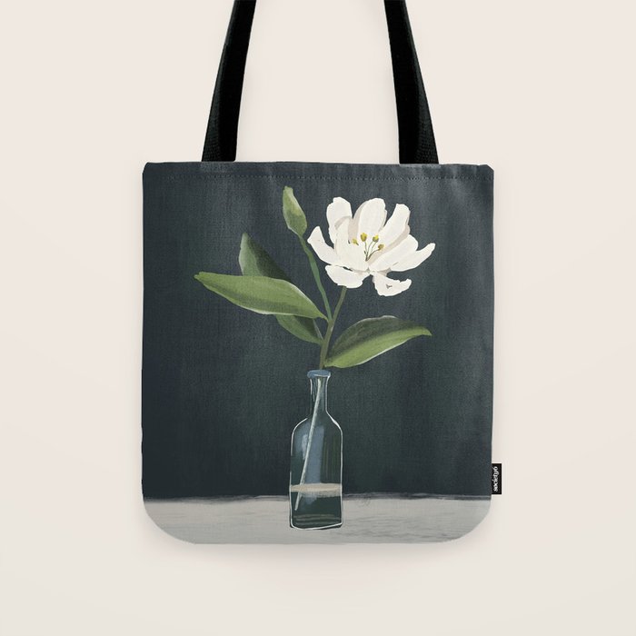 A flower in a vase Tote Bag Gallery Image 1