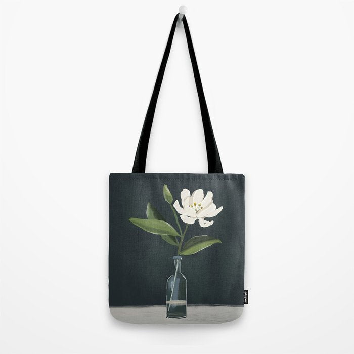 A flower in a vase Tote Bag Gallery Image 2
