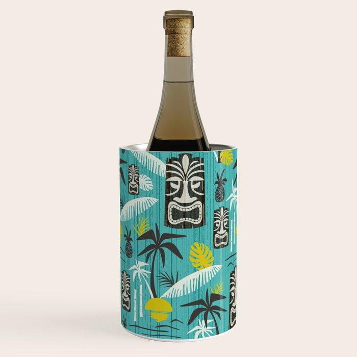 Island Tiki Aqua Wine Chiller Gallery Image 2