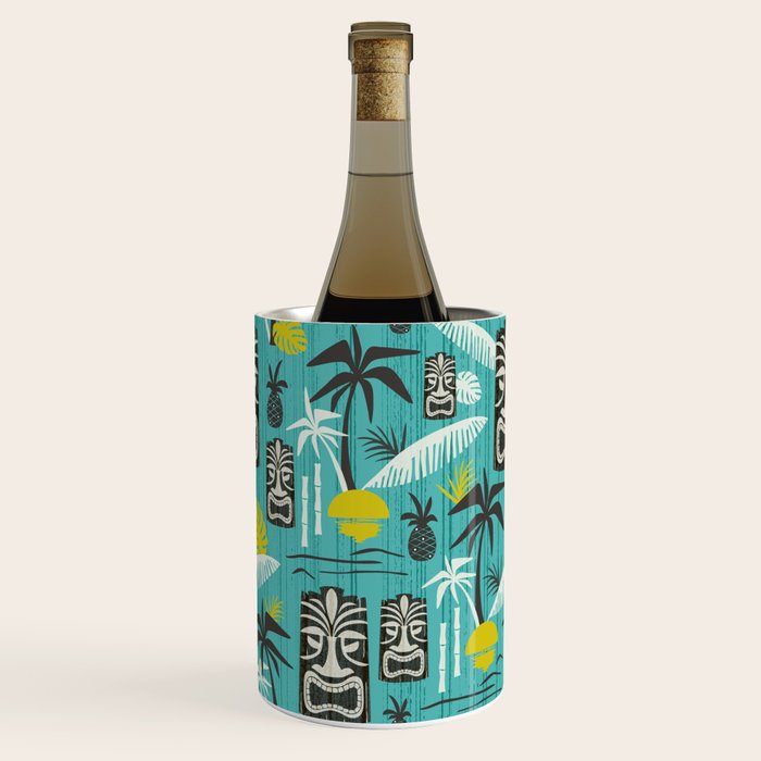 Island Tiki Aqua Wine Chiller Gallery Image 1
