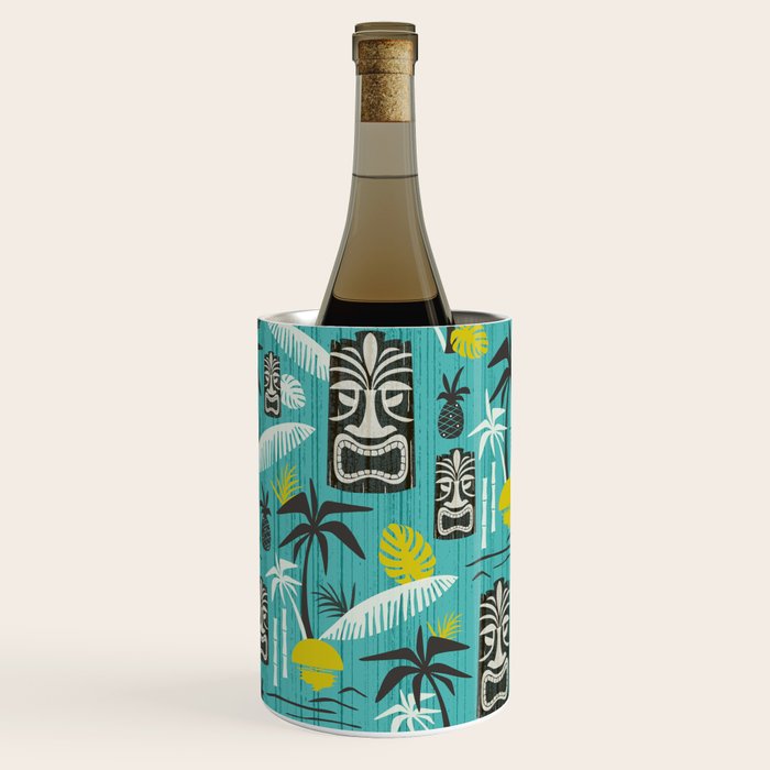 Island Tiki Aqua Wine Chiller Gallery Image 3