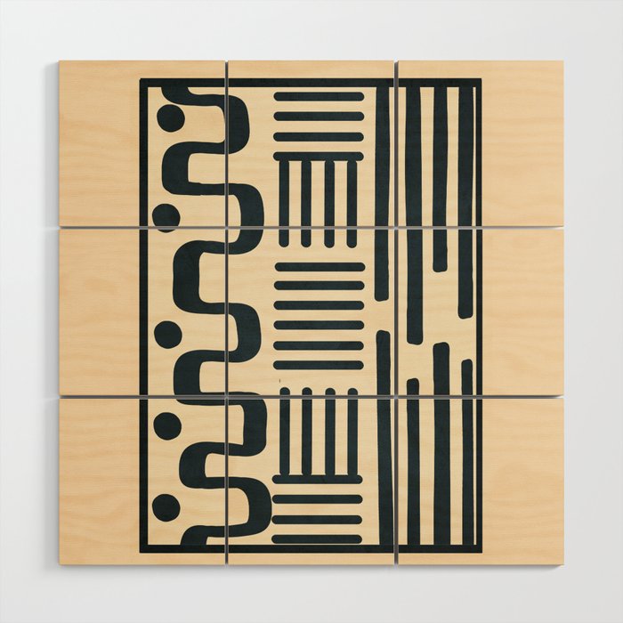 Wild Lines 02 Wood Wall Art Gallery Image 1