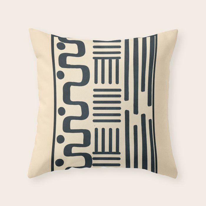 Wild Lines 02 Throw Pillow Gallery Image 1
