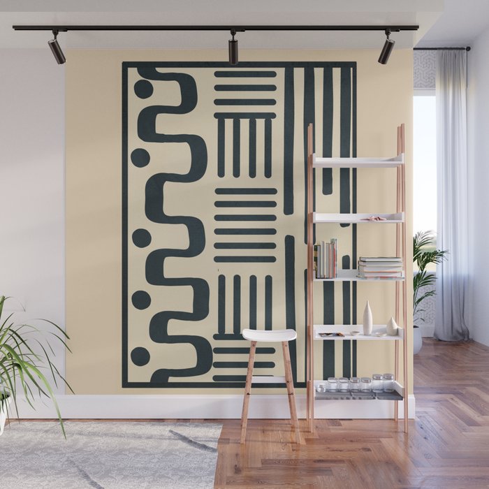 Wild Lines 02 Wall Mural Gallery Image 1