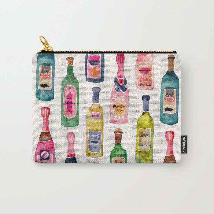 Champagne Collection Carry All Pouch