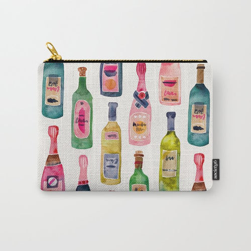 Champagne Collection Carry All Pouch