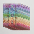 seven chakra meditation and yoga art Wrapping Paper Gallery Image 3