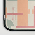Playful geometric stripes C Laptop Sleeve Gallery Image 3