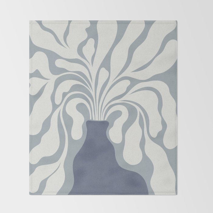 Modern Plant #4 Throw Blanket Gallery Image 2