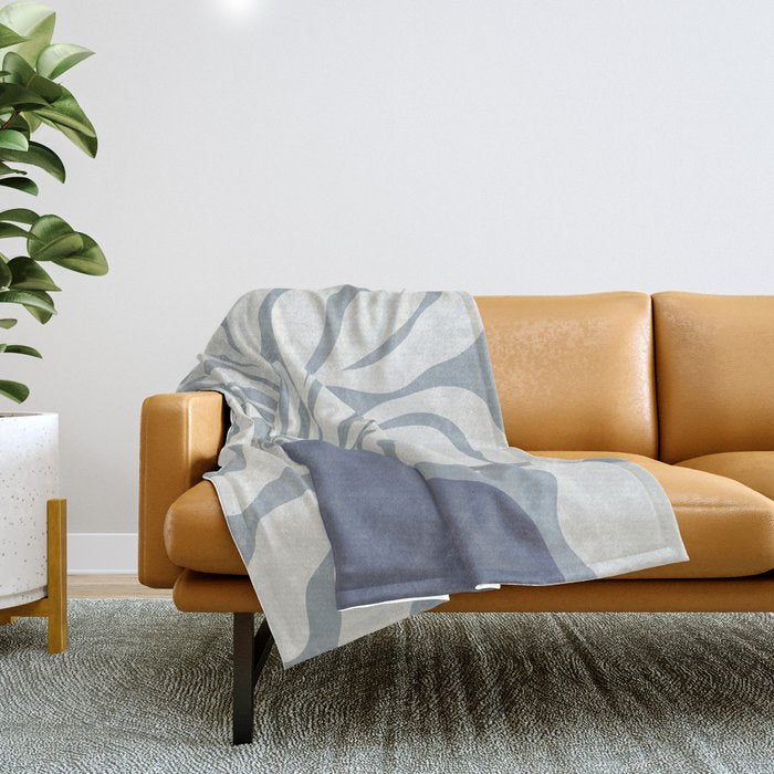 Modern Plant #4 Throw Blanket Gallery Image 1
